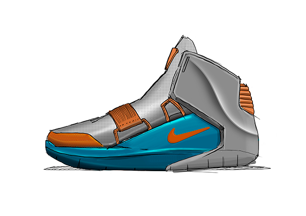 Nike KD7 High Sneaker / sketch concept