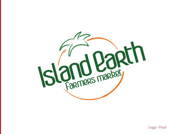 Island Earth farmers market branding 