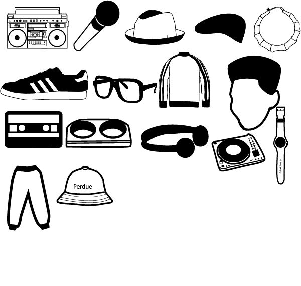 dingbats color Illustrator cs5 cs6 black and white student AISD SD projects type