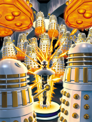 Doctor Who Dalek Cyberman ZyGon robot Sea Devil spider Raston Warrior Sci Fi fantasy tv Classic William Hartnell Jon Pertwee fantastic