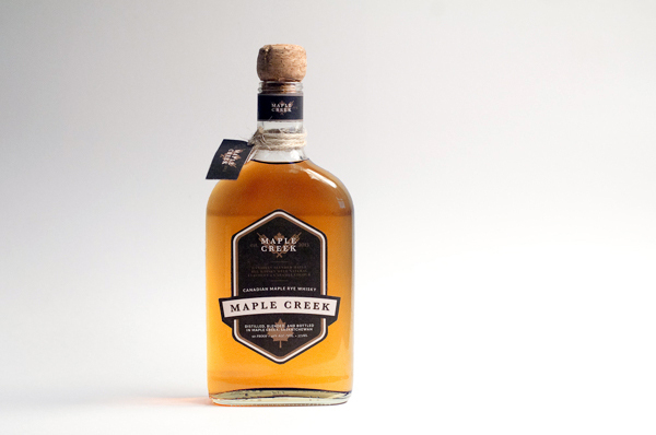 Whisky Whiskey maple creek Canada alcohol liquor TWINE cork Label logo brand vancouver