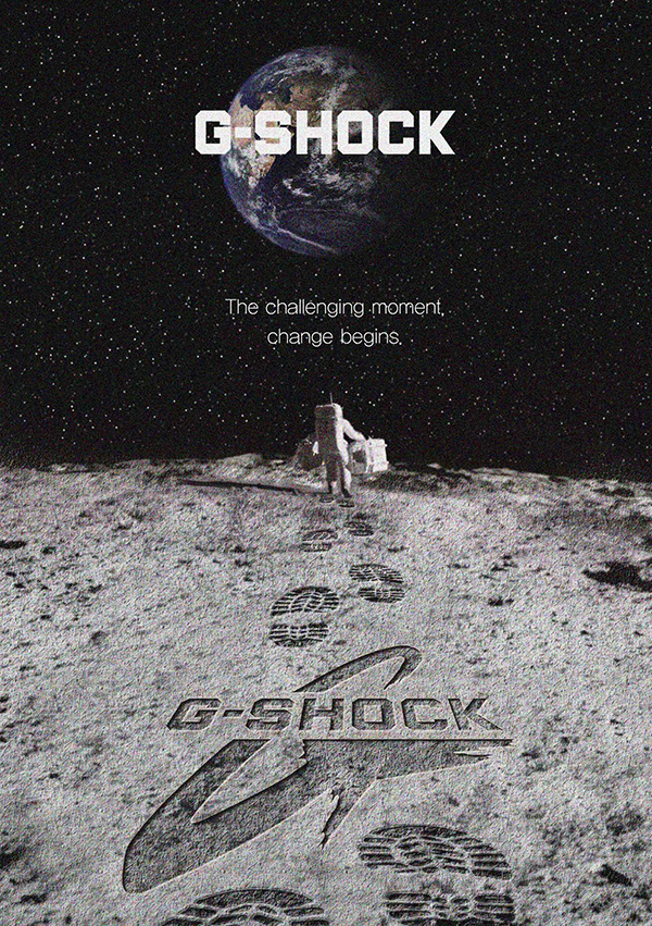 posters G-Shock GShock Casio ad advertisement poster print design