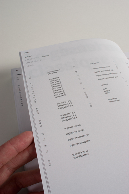 Adobe Portfolio book diploma experimental homage musical scores robert léonard Ecal