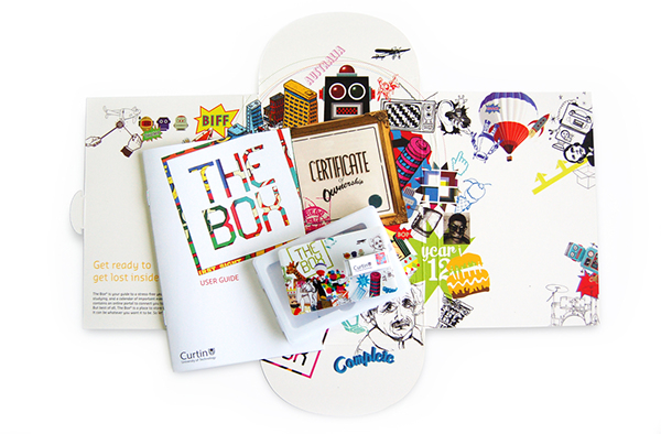 Curtin University The Brand Agency Packaging the box