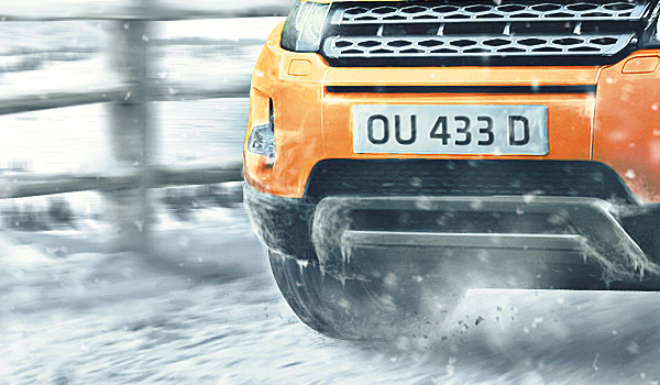 winter  Snow  Car  range rover dominik laurysiewicz  fen1x Photo Manipulation  retouche Post Production step by step