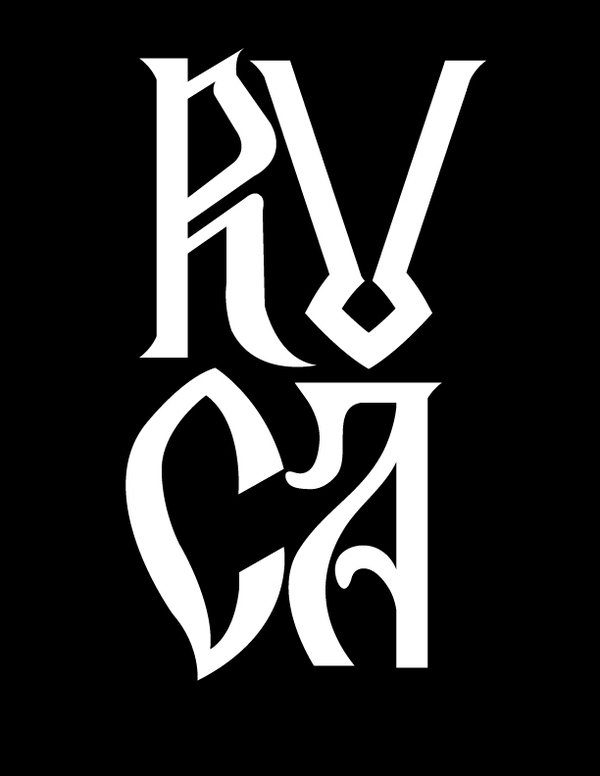 rvca artist network program ANP LUCA IONESCU Vegas RVCA Garden Of good and evil artist lettering monogram type logos logo