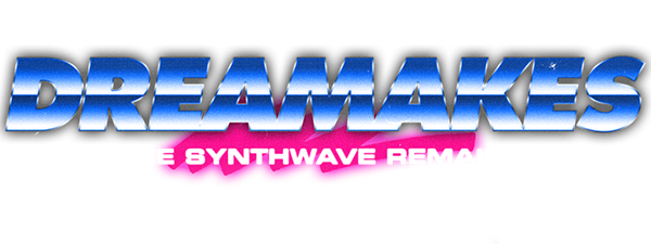 logo design retrofuturistic 80s 1980s vintage arcade vhs Space  chrome noise videogame Synthwave Italy italodisco
