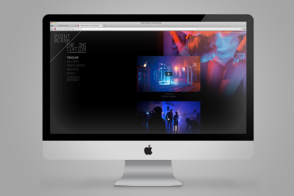 microsites  performances  Artist  Onlineportfolio  website  screendesign