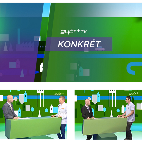 Győr Győr+ television local tv cabel vis reel green plus hungary zwoelf made by zwoelf news