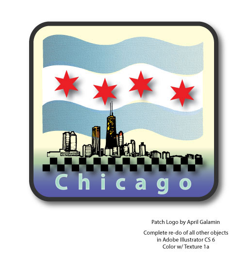 April Galamin  april griffiths  City of Chicago chicago chicago skyline Chicago patch design