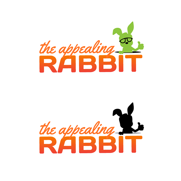 Games children kids rabbit bunny Gaming educational logo Character Mascot