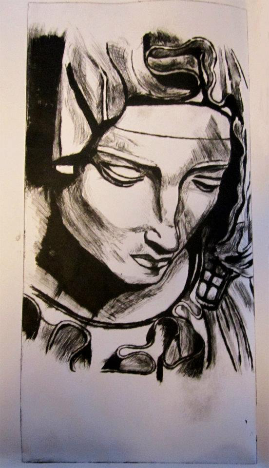 valentina mariani valentina mariani arte pieta Michelangelo arte art incisione milano italia Italy