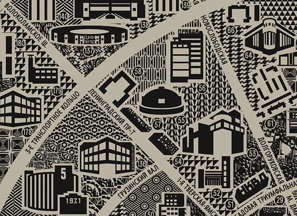 The New Moscow. Constructivist Architecture Map