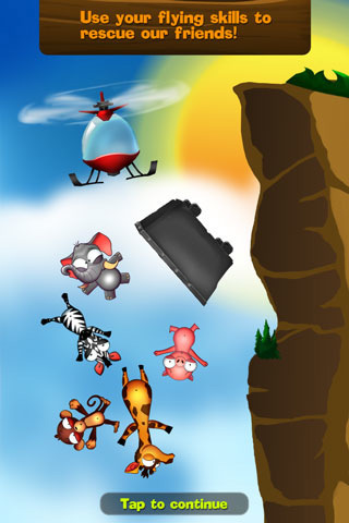 tapulous labs zoo rescue zoo rescue physics animals helicopter tap tap tap tap revenge iphone ipod ipod touch casual game