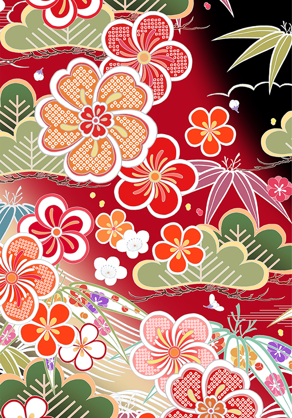 Flower pattern of Japan Part 2 on Behance