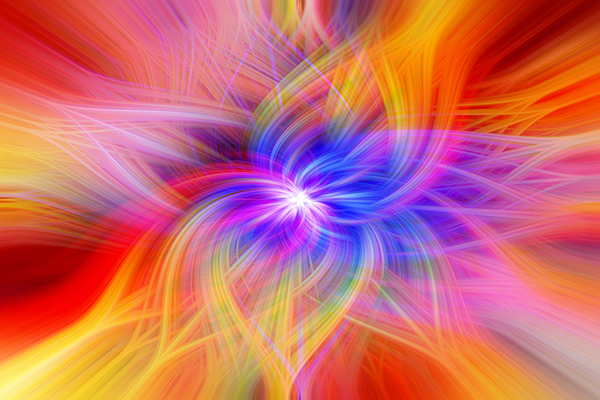 3d Abstract Flower Background