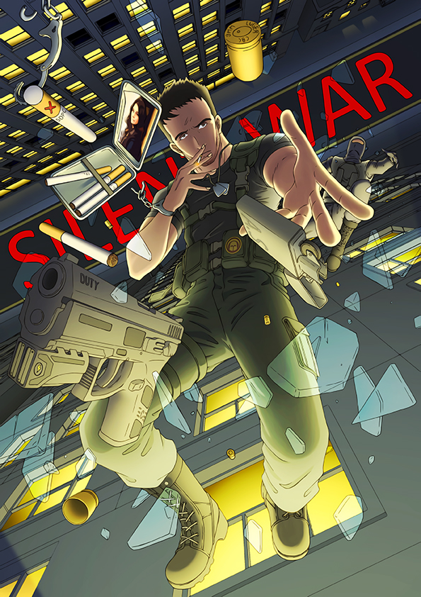 shawn siow drawslowly comic manga Scifi silent War silentwar Military Cyberpunk spy graphic novel singapore