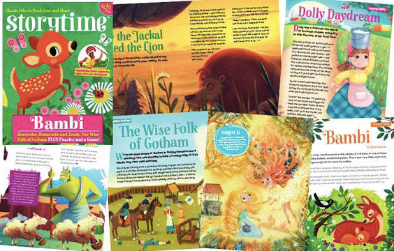 magazine ILLUSTRATION  press fairytale storytime magazine