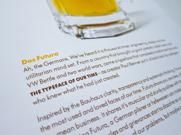 type beer wine grids Futura bodoni Publications magazine design magazine