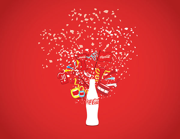 Coca-Cola promo vajillas promoción mundial 2014 Brasil