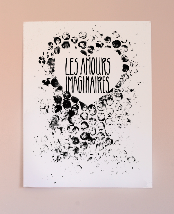 poster movie movie poster White creative clean les amours imaginaires draw handmade symbol lettering pen black and white Cinema amazing