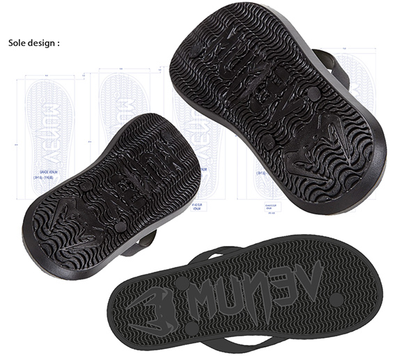 flip flop tong chaussure footwear shoe tongs Venum MMA sport plage sand sole Upper Brazil