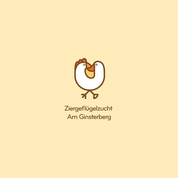 chicken duck poultry logo ginsterberg breeding