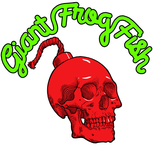 skull death bomb skeleton type words lettering shirt Clothing red green yellow reaper skate