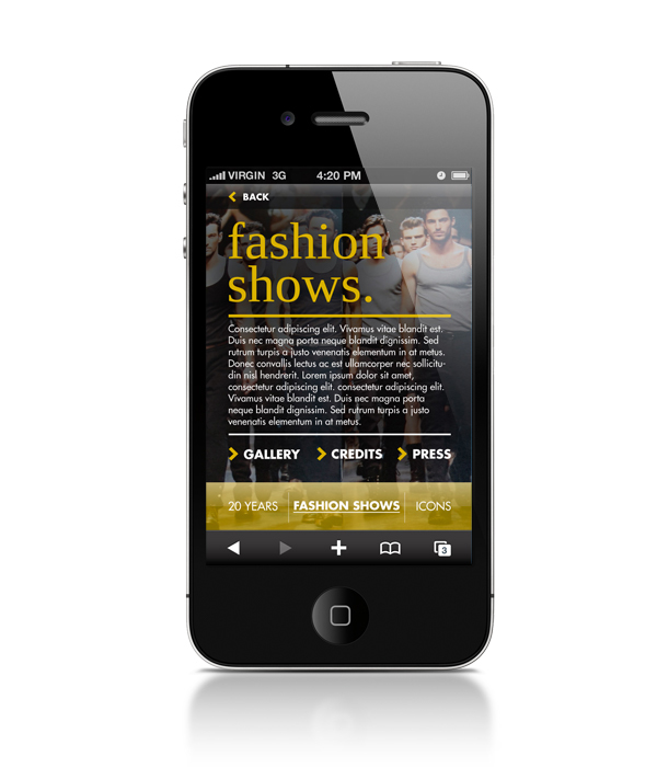 dolce&gabbaa  Books man  fashion  mobile  web