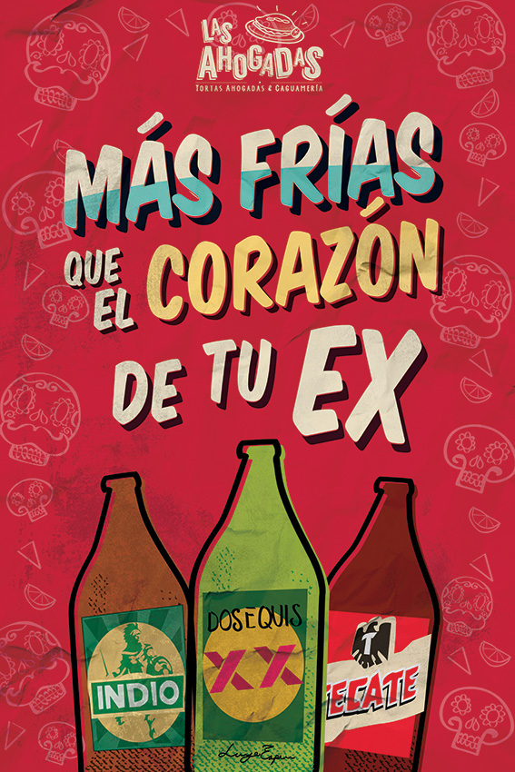 logo Logotype type Food  comida restaurant bar mexico cerveza color identity identidad marca salsa Mexican