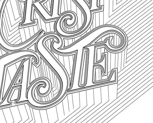 3D c4d ILLUSTRATION  lettering logo Render Tooheys Extra Dry type typography  