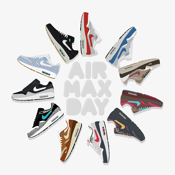 airmax sneakers Nike Air Max 1 Air Max One nikeog Materialdesign design material design