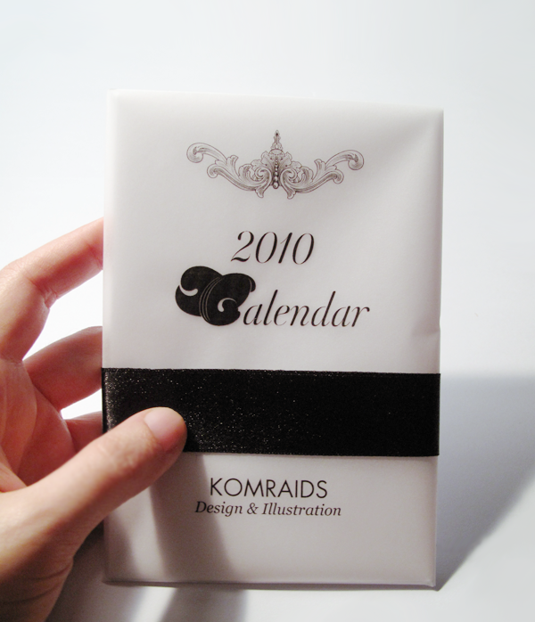 calendar 2010 komraids self-promotion print