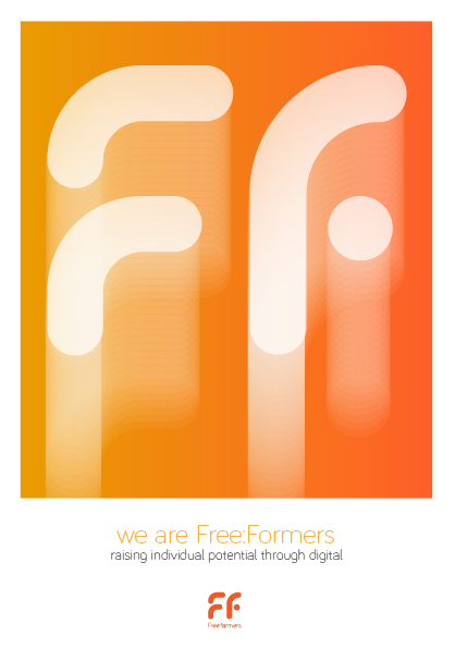 Freeformers brand identity Logo Design Creative Director