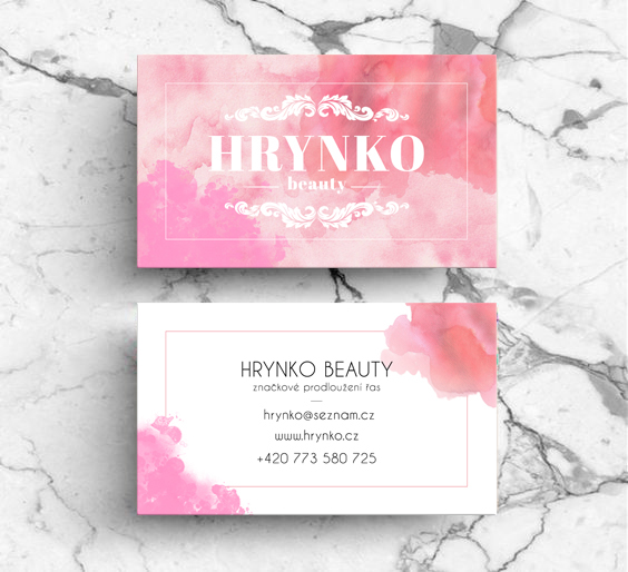 business card Logo Design beauty business card