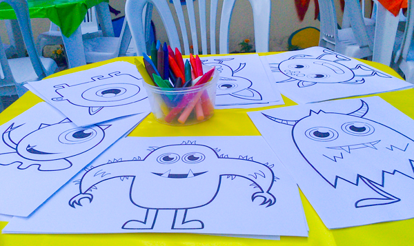 grafitti  Monsters  kids party