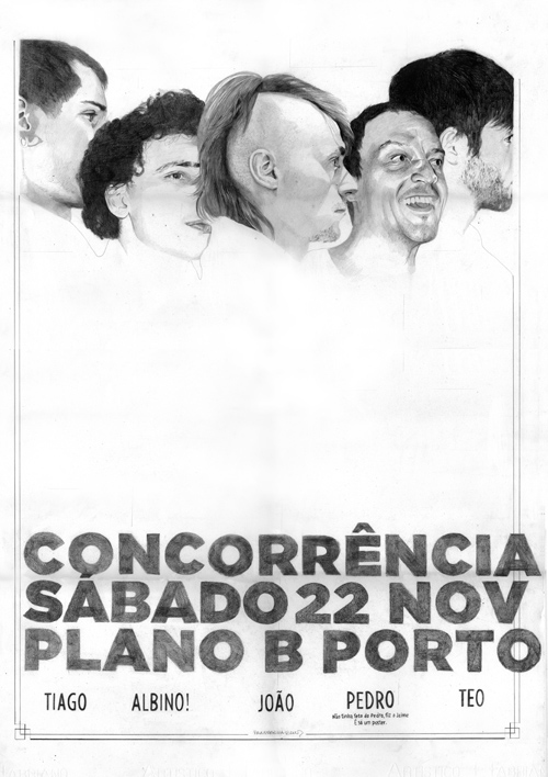 Francisco Eduardo Concorrência poster cartaz Beira-Mar porto bigode