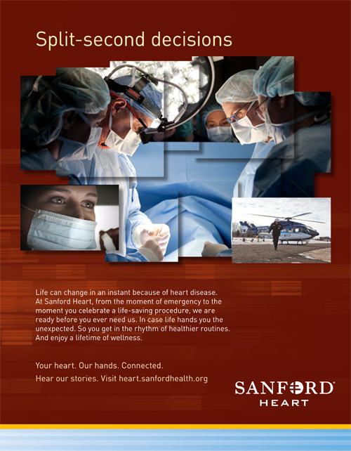 sanford sanford health heart sanford heart Go Red heart hospital mosiac