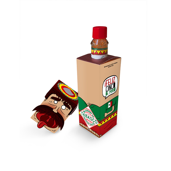 tabasco pepper sauce Pack cinco de mayo mexico Mexican creative vector cartoon Playful craft
