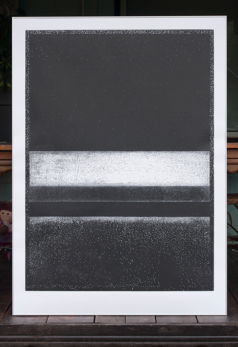 linocut bartosz cebula black White printmaking print