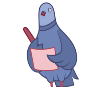 pigeon Ae after effects gif funny animals studio pigeon pigeons
