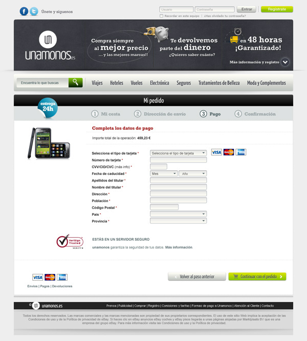 unamonos e-commerce compras colectivas Ofertas Promociones descuentos tienda online store Internet factory