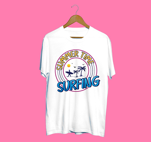 Summer Creative T-shirt Design