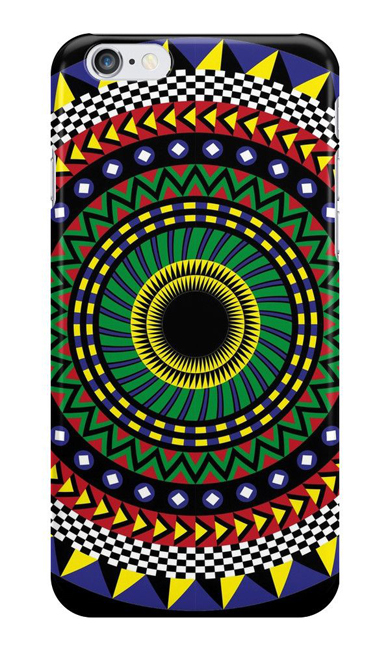 iphone cover pattern Mandala psychedelic geometric colorful intense trippy