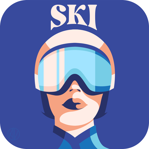 SKI VISION - ILLUSTRATIONS IN MOTION by Audrey Veilly