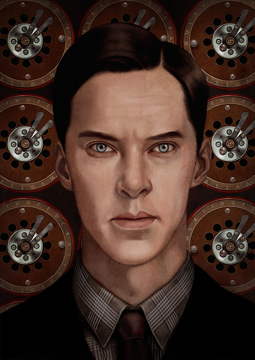 the imitation game Benedict Cumberbatch Keira Knightley poster portrait