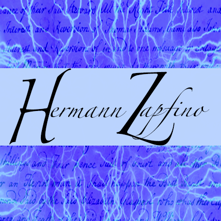 #typography #book #biography #blue   #lightning #hermannzapfino #graphicDesign