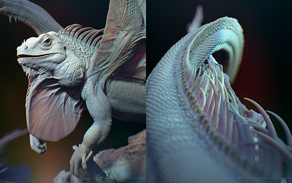 Draguan 3D model creation. 10 months in 10 minutes