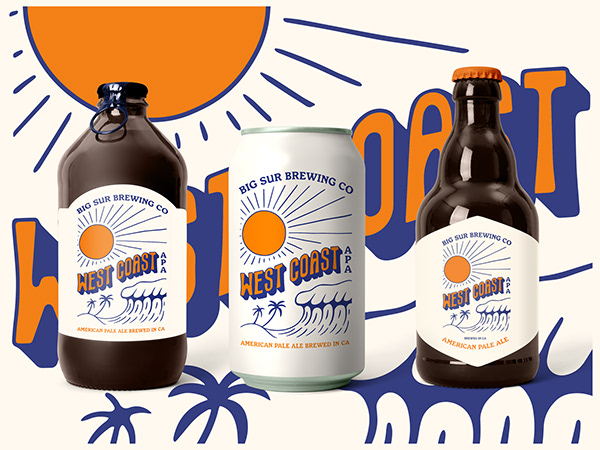 West Coast Beer Branding