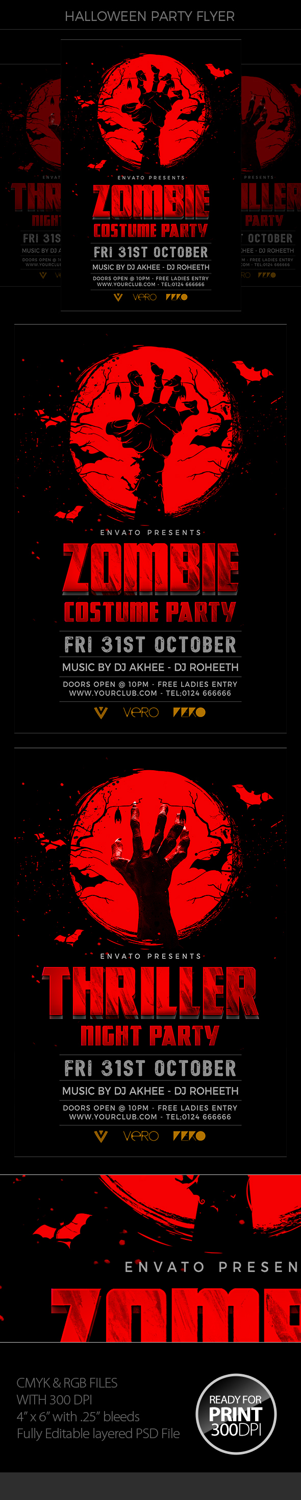 costume party devil Evil pumpkin flyer template full moon Halloween halloween flyer Halloween party haunted